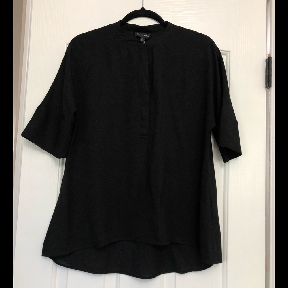 Banana Republic black blouse